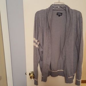 Men's button up sweater